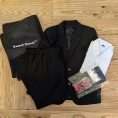 【美品】男の子フォーマルスーツ 130cm 7点セット★入学式 発表会 冠婚葬祭