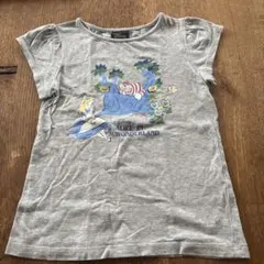 GU アリス・イン・ワンダーランド Tシャツ グレー