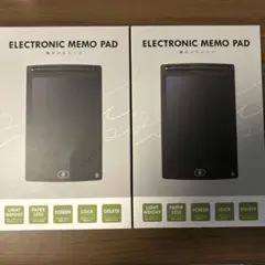 ELECTRONIC MEMO PAD 電子メモパッド　8.2インチ 2個セット
