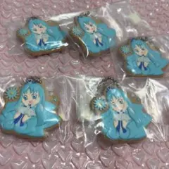 【5個】ハトプリ キュアマリン 来海えりか クッキー チャームコット