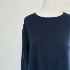 【美品】ギャルリーヴィー 高級ウール ニットワンピース 日本製 しっとり肌触り