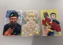 呪術廻戦　全サ　ホロクリアカード　日車寛見　来栖華　高羽史彦