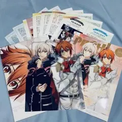 PASH! 1月号 アイドリッシュセブン ポスター クリアファイル 記事 表紙