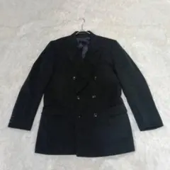 テーラードジャケット アウター ダブルブレスト 厚手 上質感 Z7259