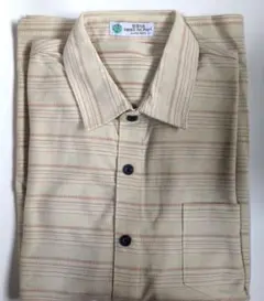 kenko no mori ストライプ長袖シャツ L　新品未使用