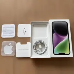 空箱と付属品セット iPhone 14 SoftBank Midnight