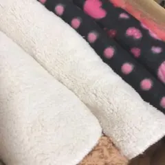 ボア生地 フリース生地 ファー生地♡♡まとめ売り♡♡120サイズ