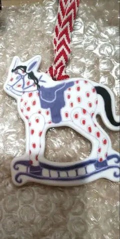 ウェッジウッド　オーナメント　2024　クリスマス　馬