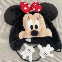 ディズニー）ミニーマウス フリース帽子　ファンキャップ
