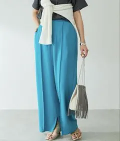 ジャージ ワイドパンツ