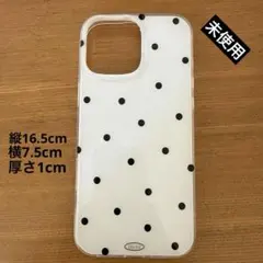 スマホケースiPhone16Pro Max用☆水玉模様のスマホケース