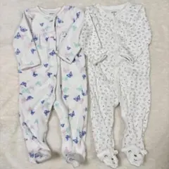 Carter's 蝶々 くま ロンパース セット 9ヶ月