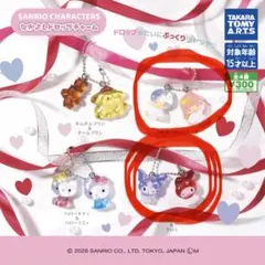 サンリオキャラクターズ なかよしドロップチャーム キキララ マイメロディ&クロミ