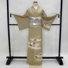 訪問着セット　附下　帯揚げ　帯〆　リユース　新品小物　R-61