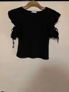 OLIVE des OLIVE フリル袖 リブTシャツのサムネイル