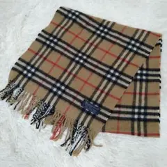 ✨バーバリーロンドン マフラー ノバチェック カシミヤ100% 英国製