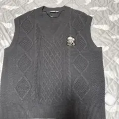 GU Kirby / ケーブルニットベスト L