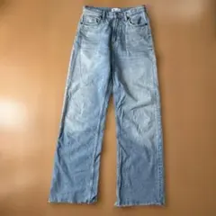 ZARA ワイドレッグデニム　レディース
