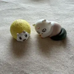 ちいかわパーク まめまめフィギュア でかつよ・あのこ 2匹セット