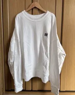 Wayswil ホワイト クルーネック スウェット