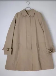 マーガレットハウエル ステンカラーコート　ライナー付き　ベージュ MARGARET HOWELL（マーガレットハウエル）の「SATIN WOOL TWILL