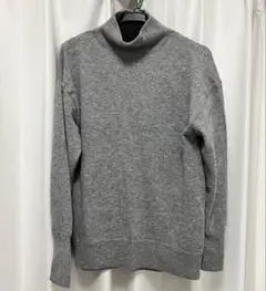 美品　I.T.S international ウールカシミヤ ボトルネックニット