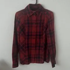 Vivienne Westwood S チェック柄 長袖シャツ 赤 レッドのサムネイル