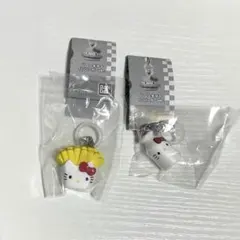 ハローキティ アメリカンデザイン めじるしアクセサリー ポテト ミルク ガチャ