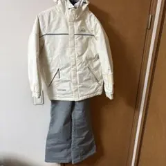 ellesse スキーウェアセット ホワイト/グレー【サイズ155】