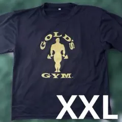 新品　XXL GOLD GYM ポリエステル　Tシャツ　ブラック