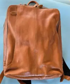 極美品 コールハーン 3134 3way コンバーチブル バックパック シボ革 