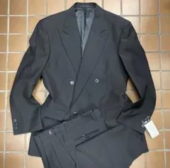 激安価格　メンズ フォーマル 礼服 喪服　ダブルスーツ S A4 アジャスター