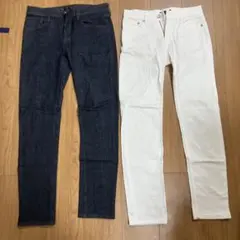無印良品　ライトオン　スキニーデニム 2本セット　xs 27インチ　28インチ