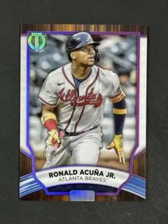 Ronald Acuna Jr. 2022 Tribute Purple /50