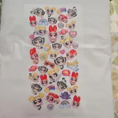 パワパフ　プチドロップステッカー　パワーパフガールズ　ボンボンドロップシール