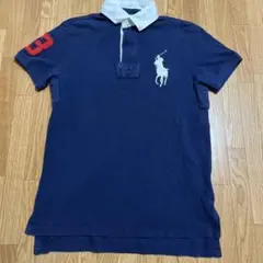 ラルフローレン ビッグポニー ポロシャツ S 紺 定番