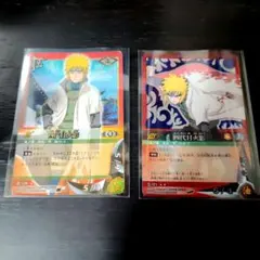 四代目火影 NARUTO ナルト カードゲーム 波風ミナト SR 赤背景