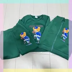 キッズ　ベビー　セットアップ　野球　裏起毛　3点セット　新品未使用