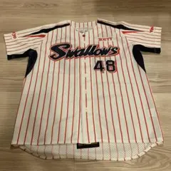 ヤクルトスワローズSwallows ユニフォーム 48岩村サイン入り