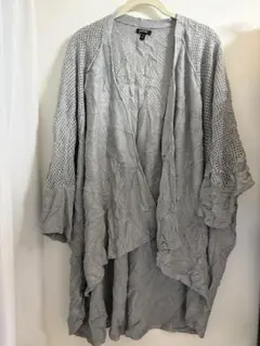 APT. 9 グレー カーディガン 3X