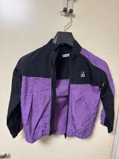 GERRY × ブランシェス ウィンドブレーカー紫黒 ナイロンキッズ [120]