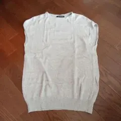 mizuiro ind グレー ニットベスト