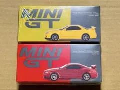 MINIGT Nissan Skyline GT-R R34 2台セットのサムネイル