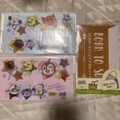 非売品　新品未使用　アンパンマン　マスクケース　バイキンマン　２枚　その他１枚