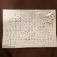 【新品・未開封】白無地 ジグソーパズル ホワイト 70ピース