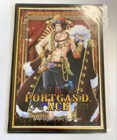 ONEPIECE エース 輩 ブロマイド 1枚