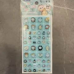 正規品　ちいかわ タイルみたいなシール　うさぎ ハチワレのサムネイル