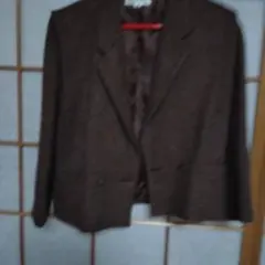 ブラウン テーラードジャケット