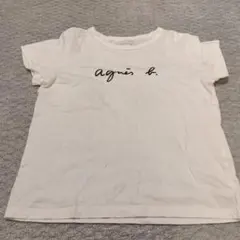 値下げ　agnes b. ロゴTシャツ ホワイトのサムネイル