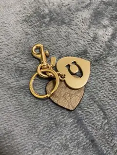 新品未使用　coach コーチ　バッグチャーム　キーホルダー　シグネクチャー